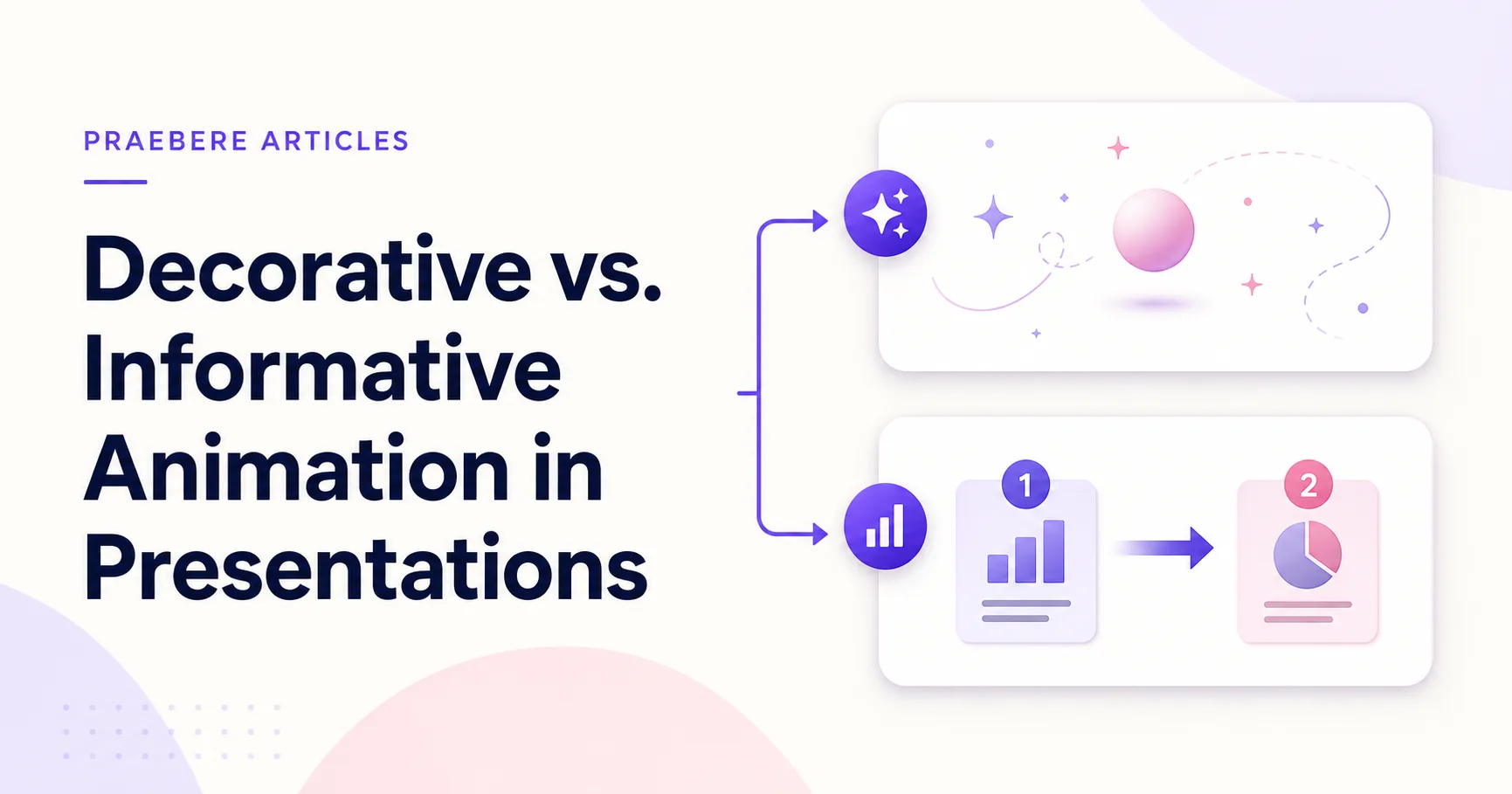 Illustrated cover for Decorative vs. Informative Animation in Presentations
