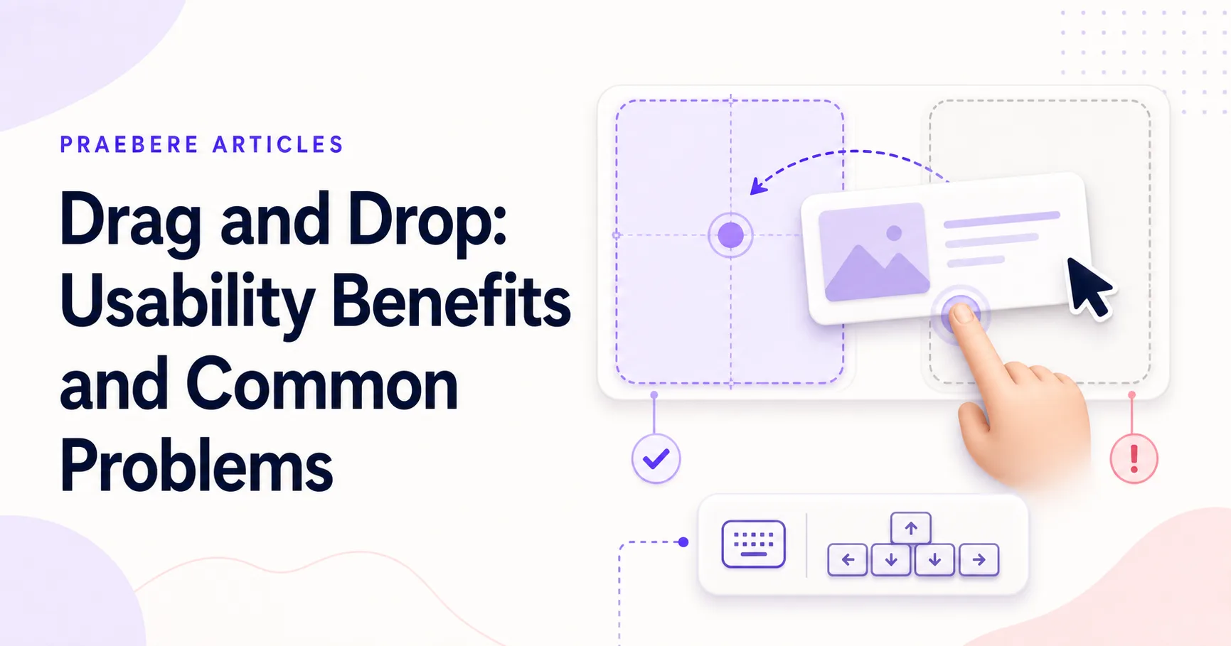 Illustrated cover for Drag and Drop: Usability Benefits and Common Problems