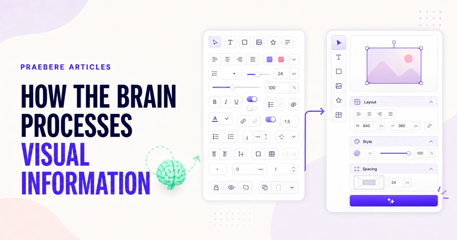 Illustrated cover for How the Brain Processes Visual Information