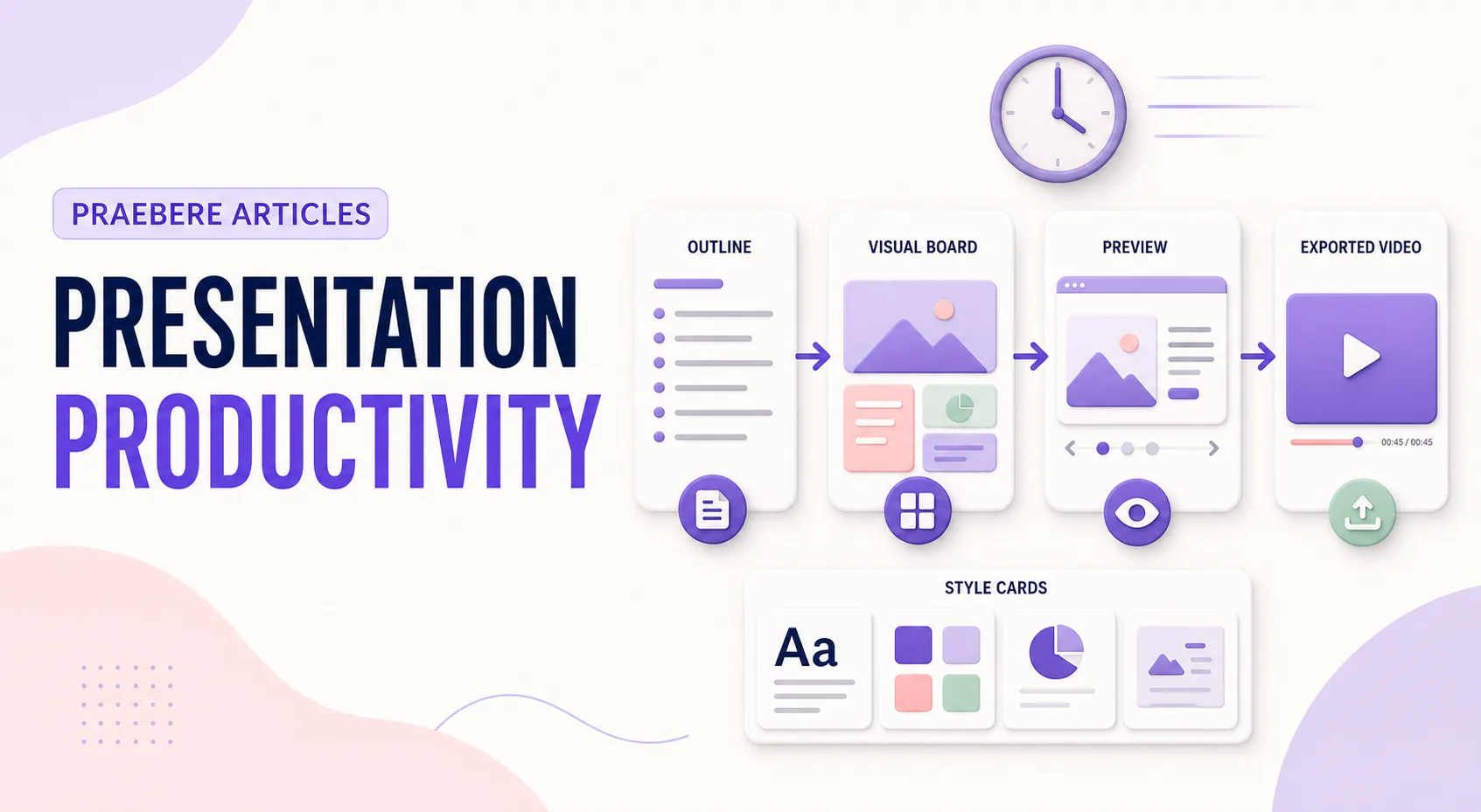 Illustrated cover for How to Create Presentations Faster
