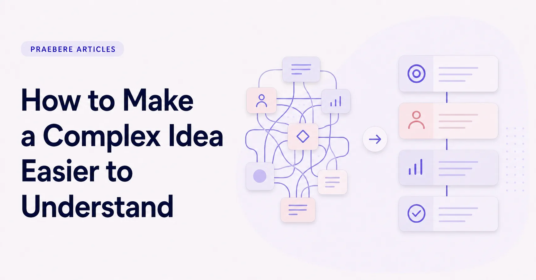 Illustrated cover for How to Make a Complex Idea Easier to Understand