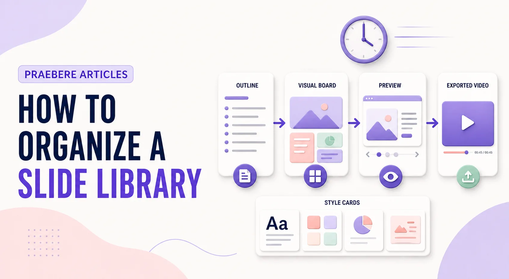 Illustrated cover for How to Organize a Slide Library
