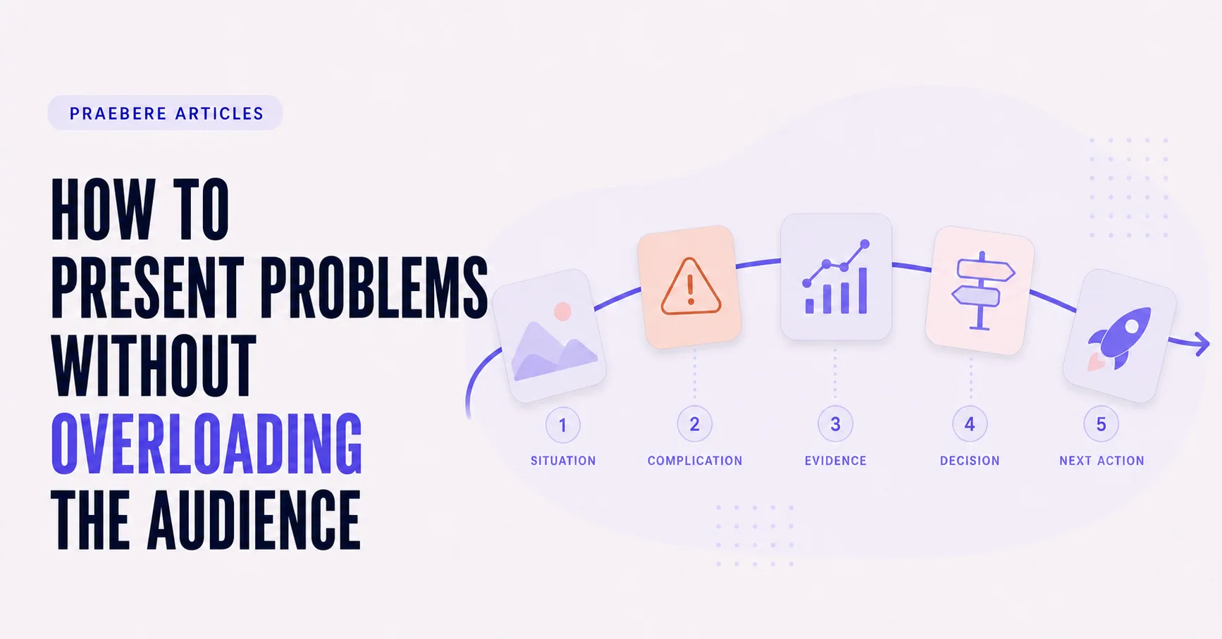 Illustrated cover for How to Present Problems Without Overloading the Audience