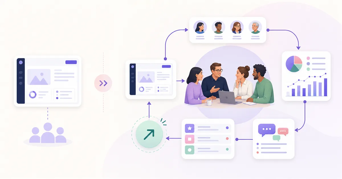 Illustrated cover for Sprint Review vs. Sprint Demo