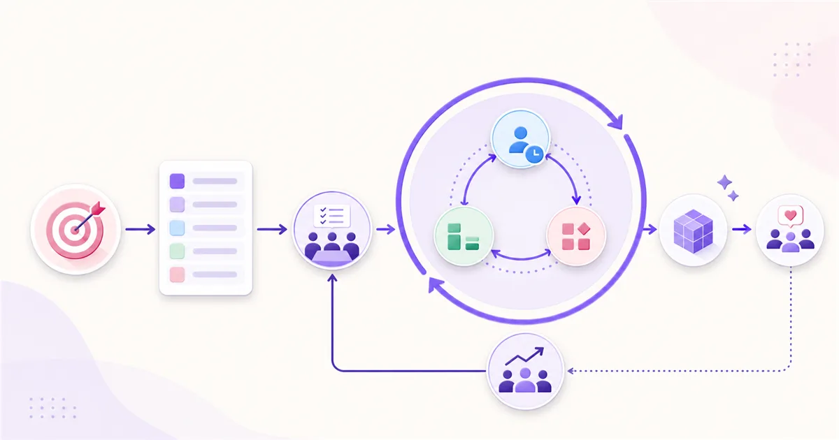 Illustrated cover for How to Visualize the Complete Scrum Cycle With a Flowchart