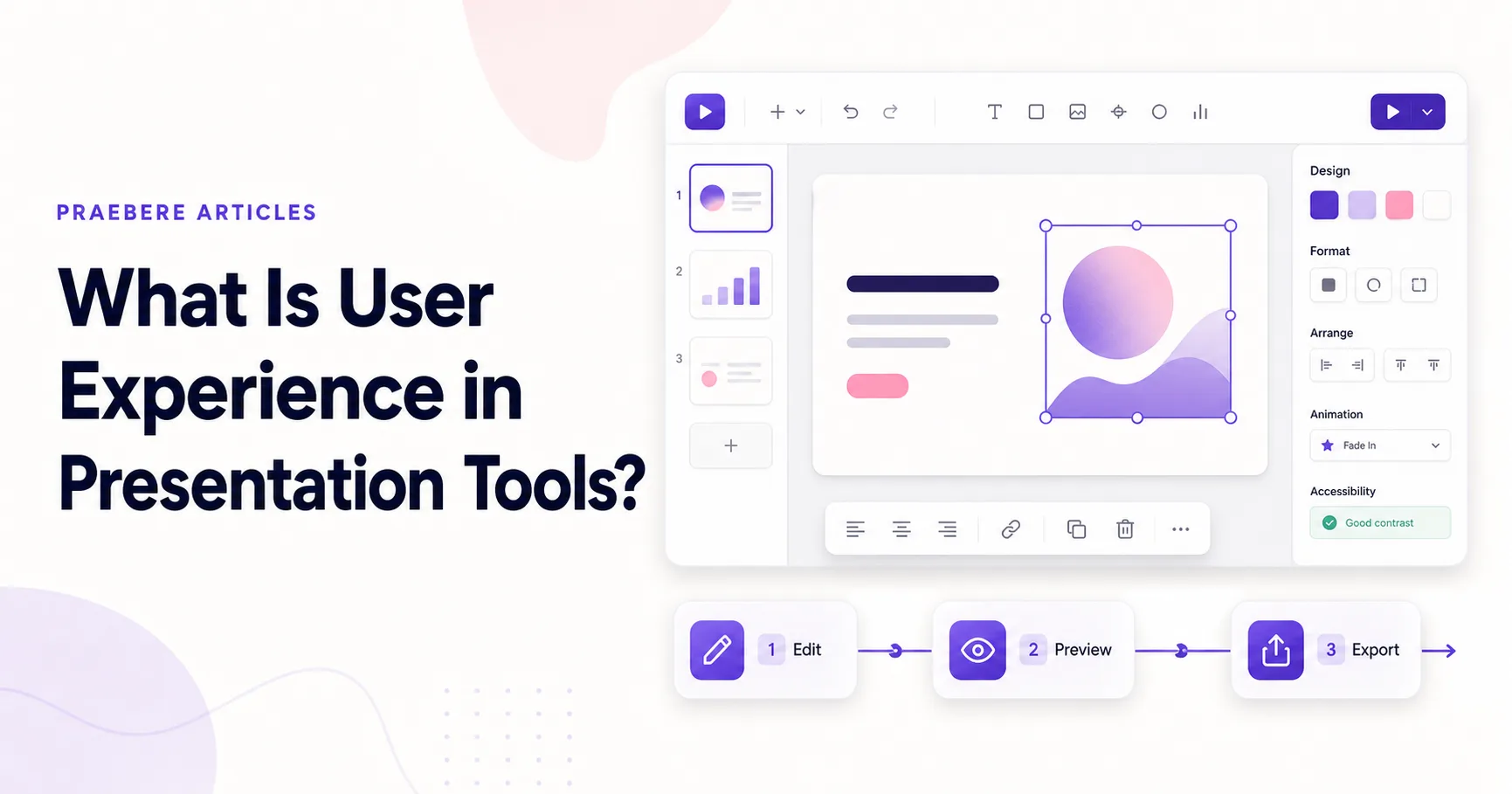 Illustrated cover for What Is User Experience in Presentation Tools?