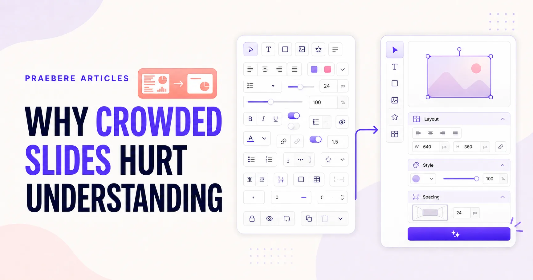 Illustrated cover for Why Crowded Slides Hurt Understanding