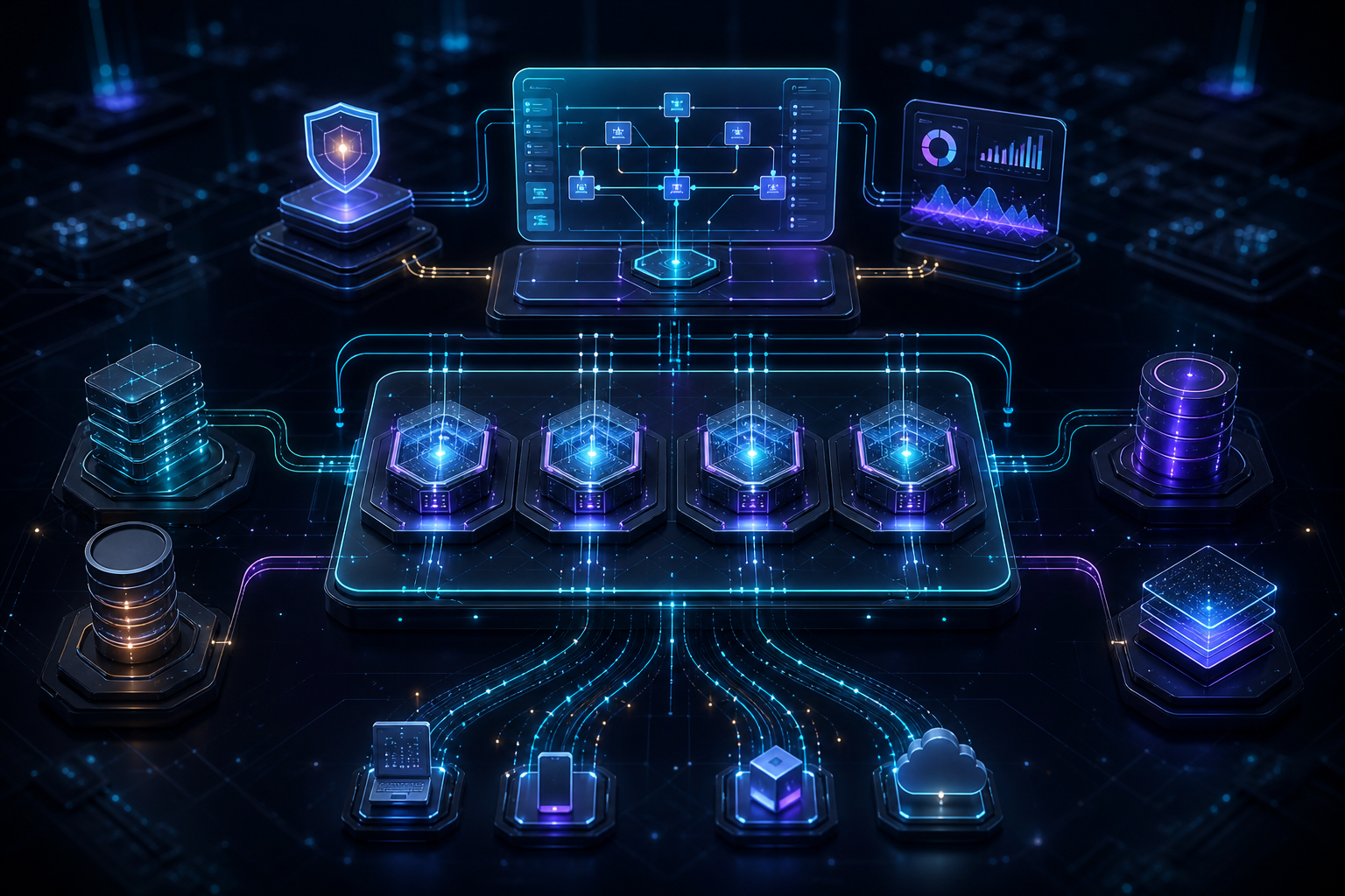 Distributed architecture of an enterprise API Gateway platform