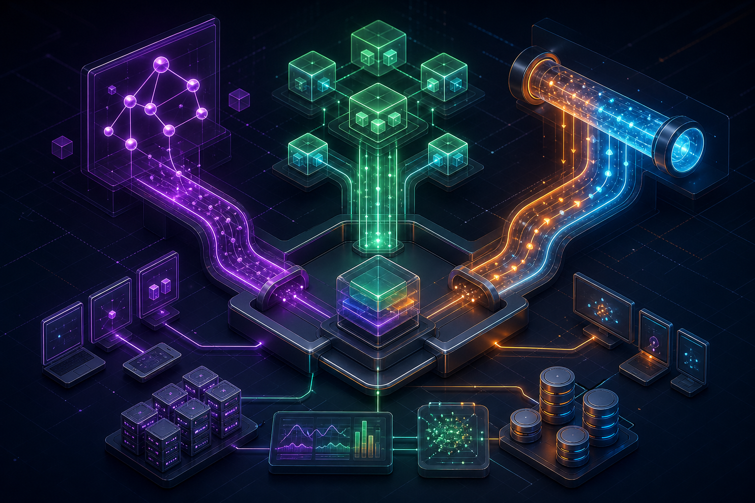 GraphQL, gRPC e WebSocket conectados em uma arquitetura corporativa moderna