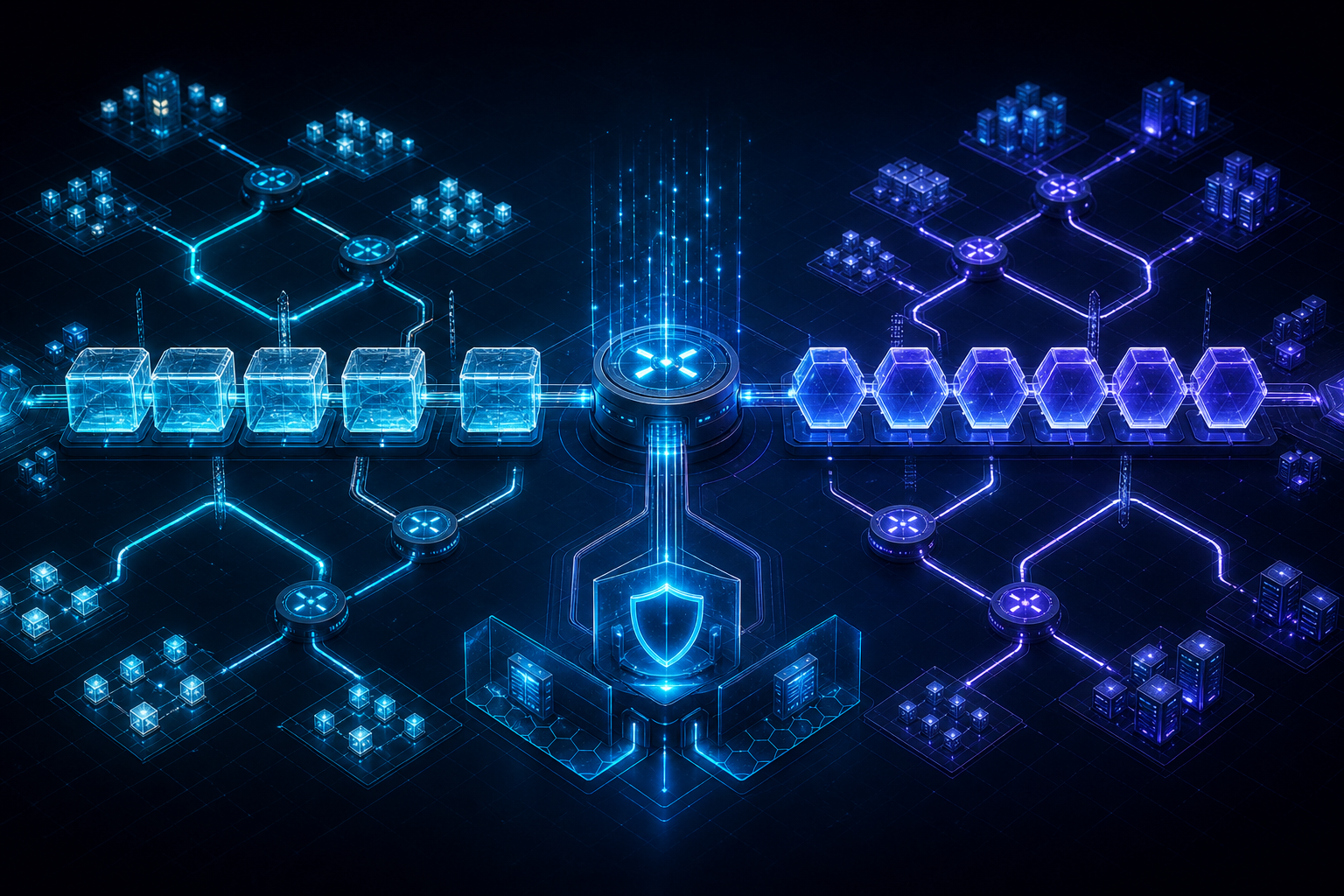 Ilustração de endereçamento IP, redes IPv4 e IPv6, sub-redes e seleção de rotas